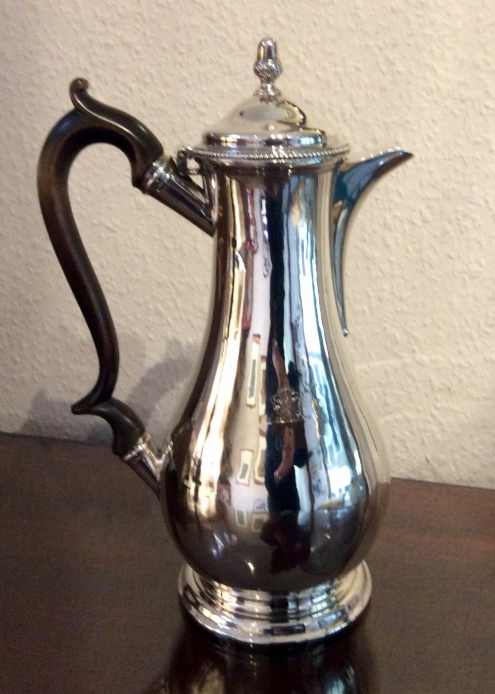 George III Silver Hot Water Jug, c1776