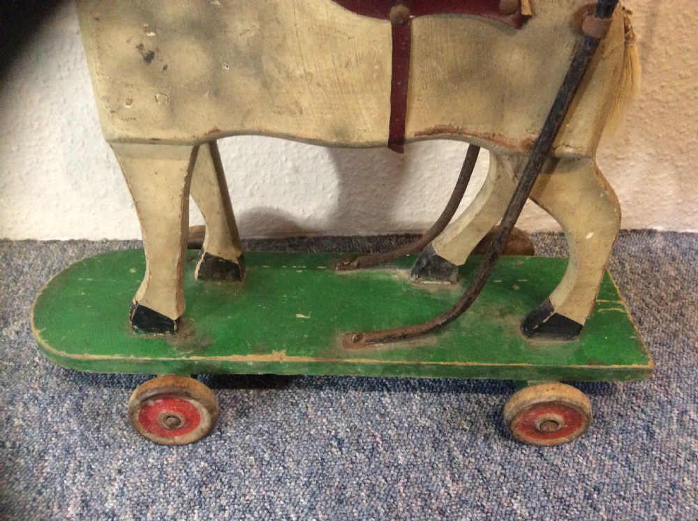 Little Lines Bros Child’s Push-Along Horse View VI