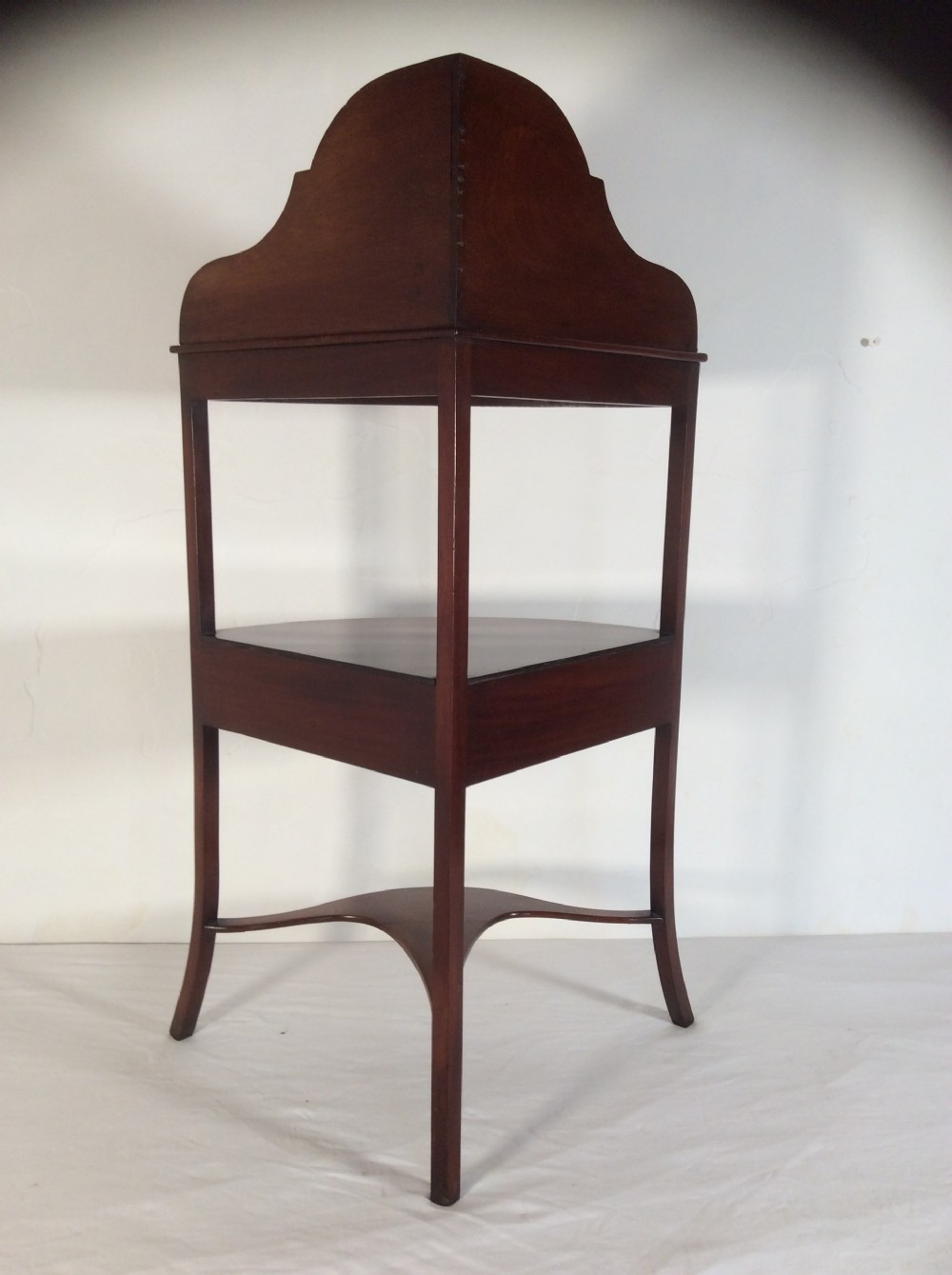 Georgian Mahogany Corner Washstand View VI