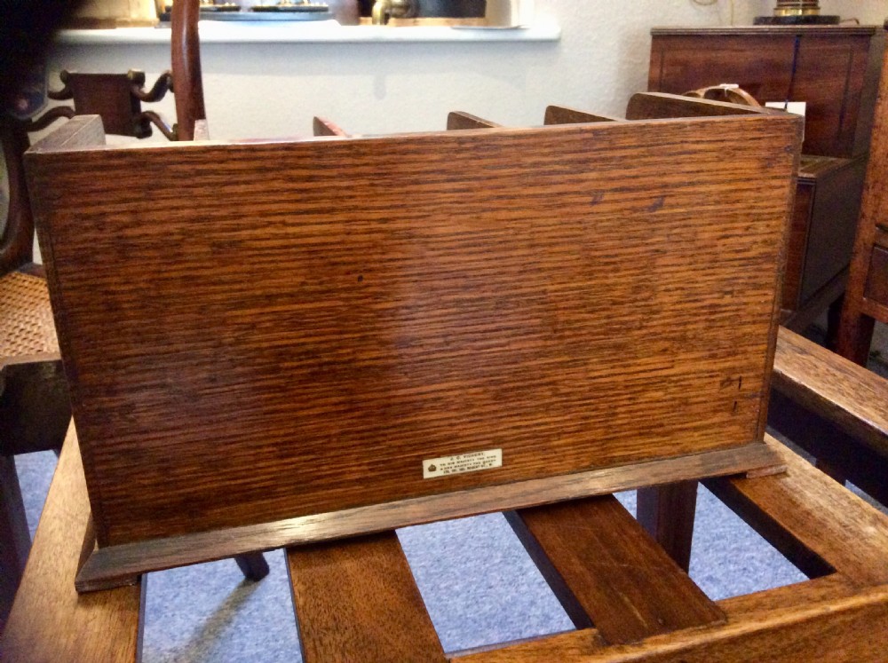 J.C. Vickery Oak Letter Rack View IV