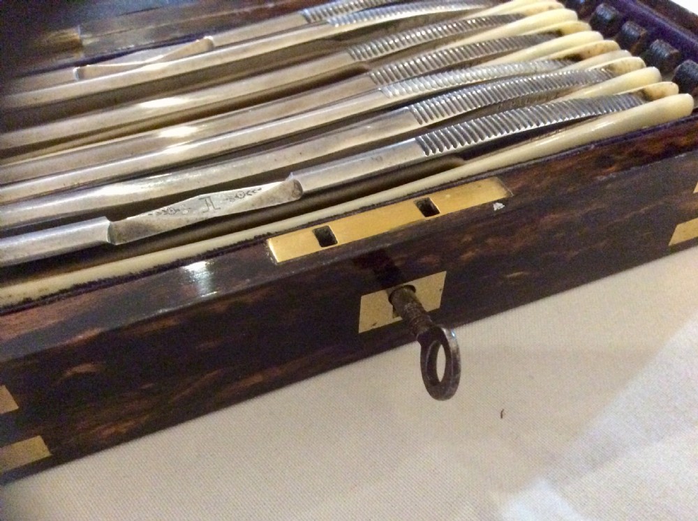 19th Century Coromandel Razor Box View XI