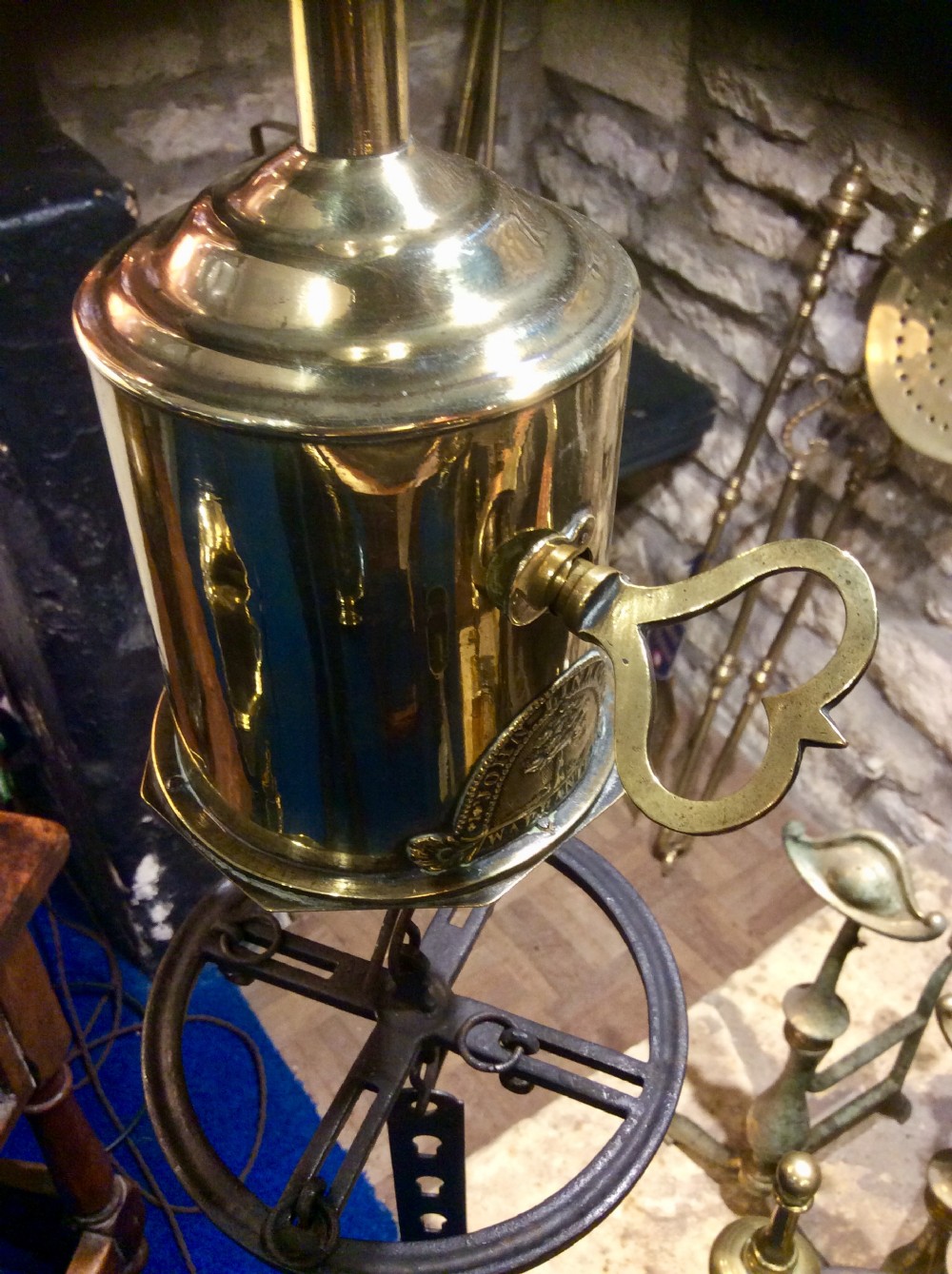 Georgian Brass ‘Bottle’ Spit Jack