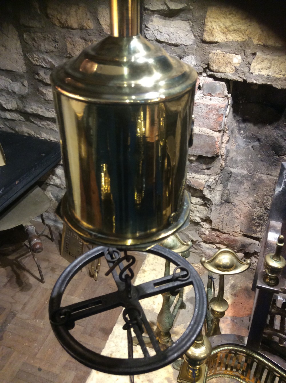 Georgian Brass ‘Bottle’ Spit Jack View III