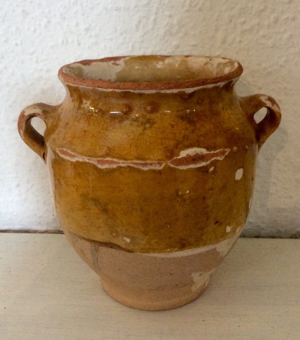 Rare very small size French Confit Pot