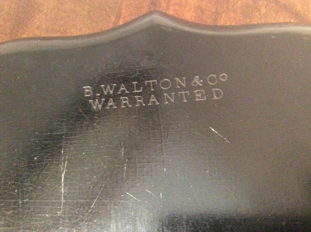 B.WALTON &CO Papier Mache Tray c1845 View V