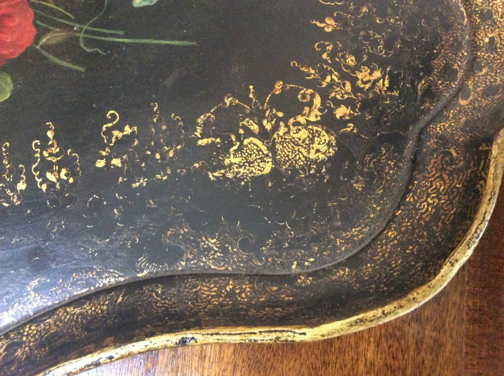 B.WALTON &CO Papier Mache Tray c1845 View VI