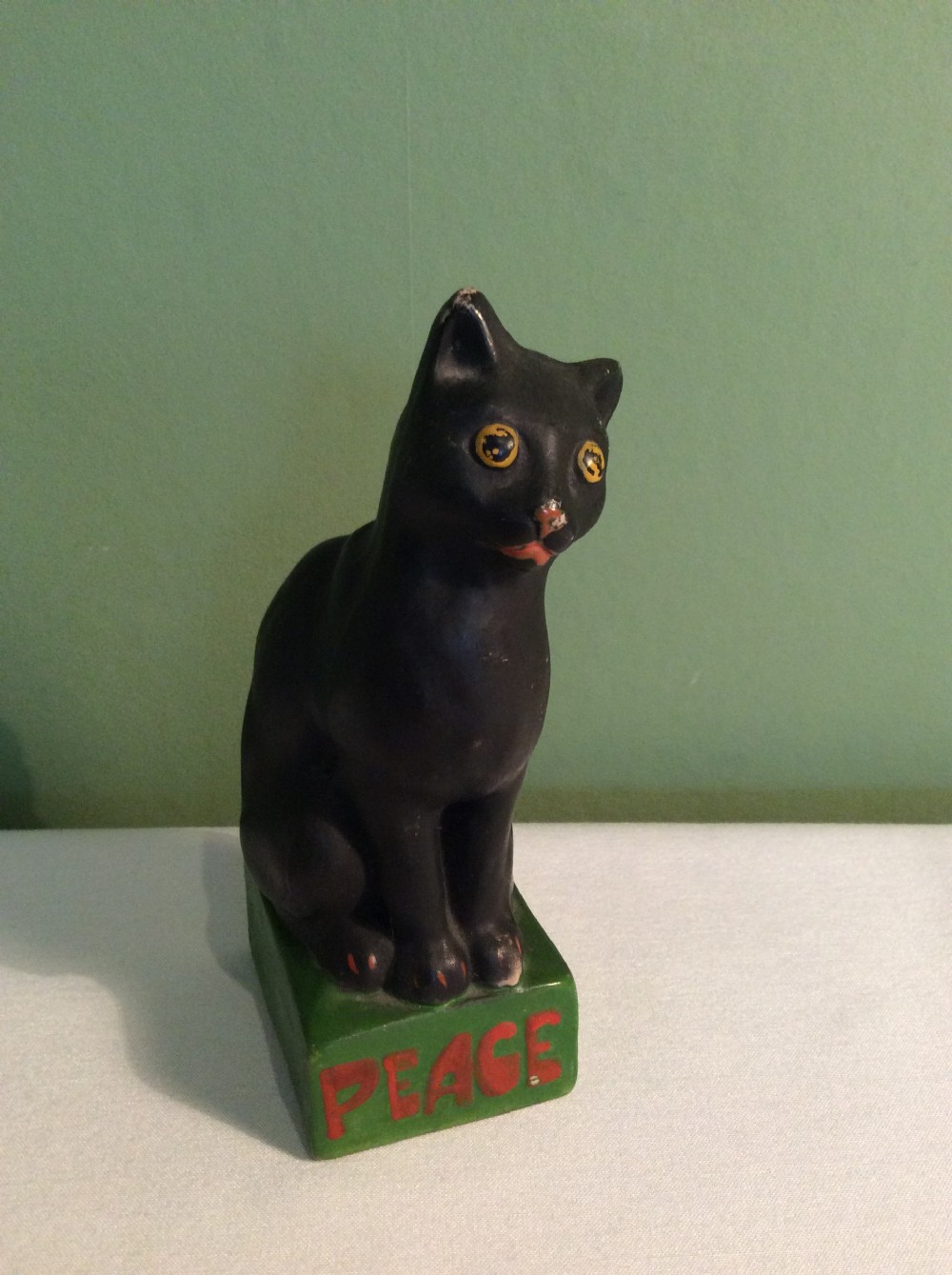 WW1 Pottery Peace Cat View II