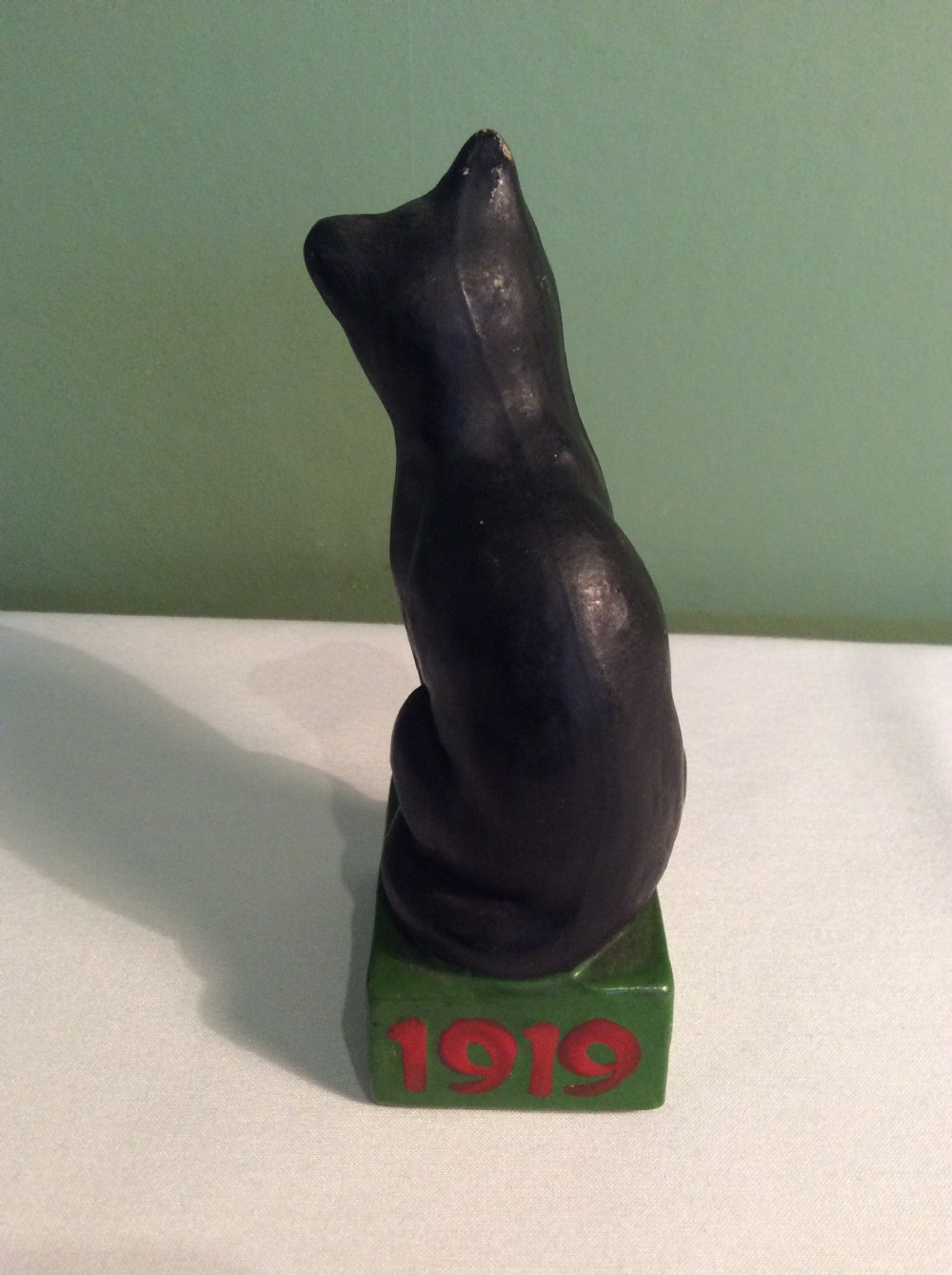 WW1 Pottery Peace Cat View VI