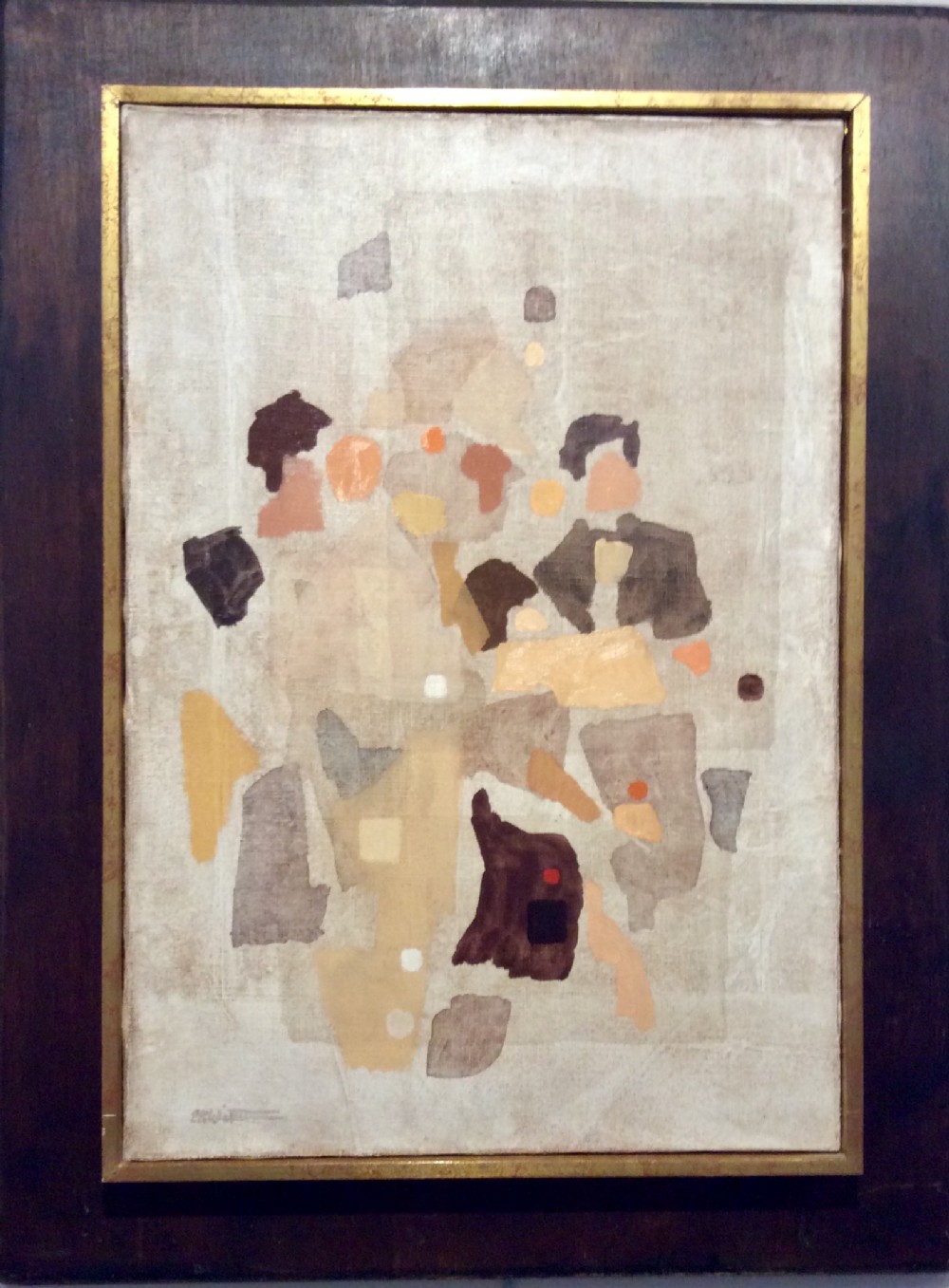 ‘The Conference’, oil on canvas by Eugene R. Witten 