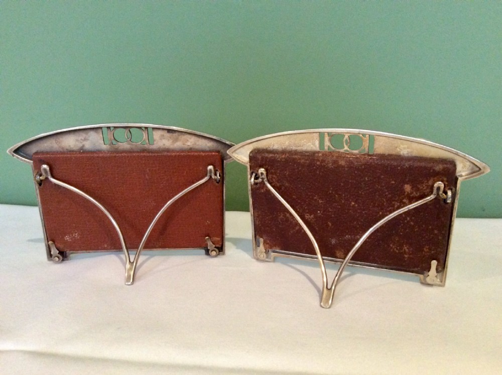 Two WMF Jungendstil Silver Plate Photograph Frames View IV