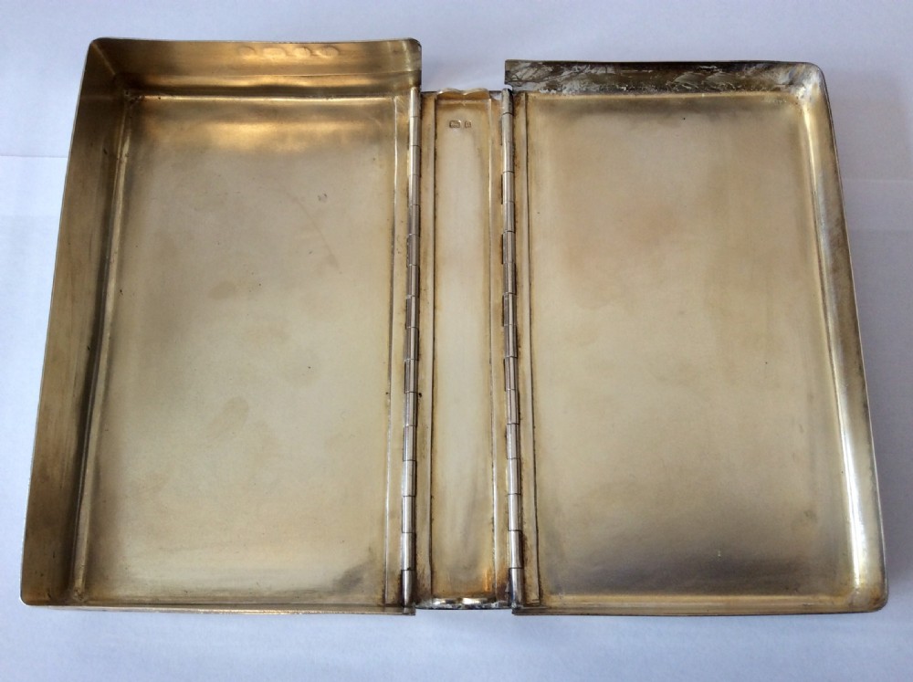 Antique Silver Hunting Sandwich Box  View IV