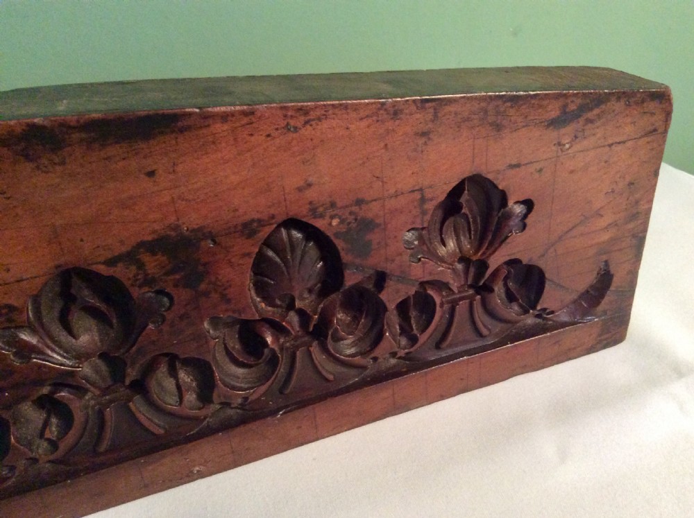 18th Century Wooden Plaster Mould View V
