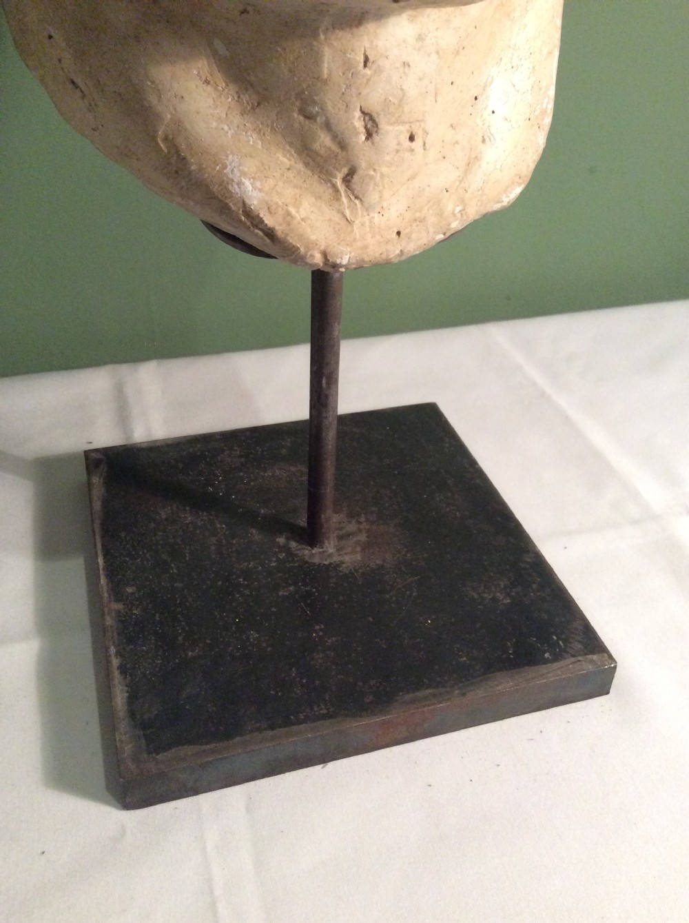 1930s Plaster Bust of a Gentleman  View II