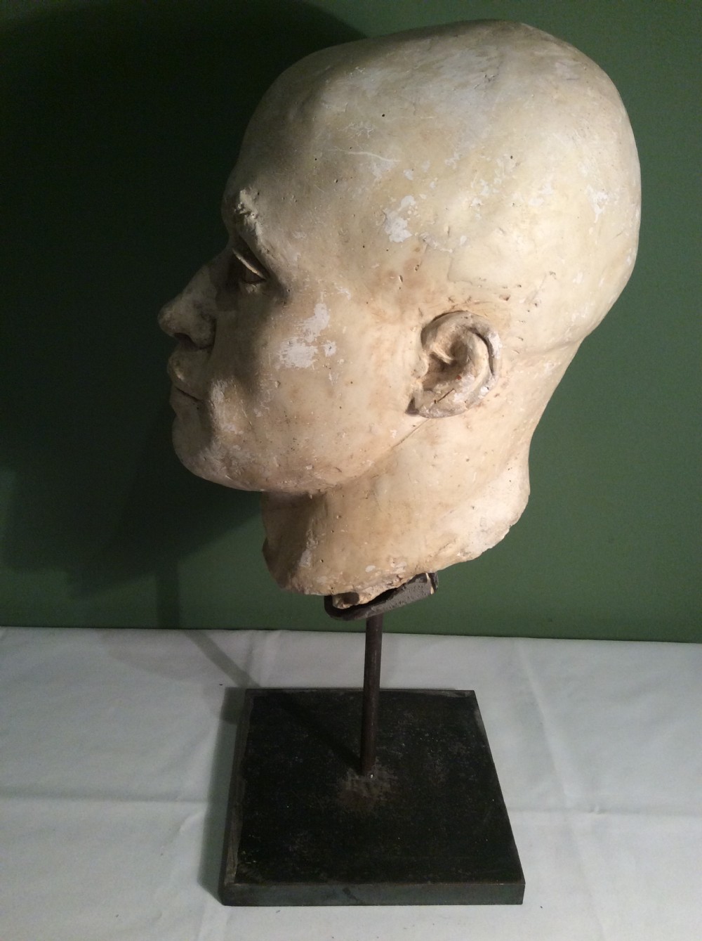 1930s Plaster Bust of a Gentleman  View IV