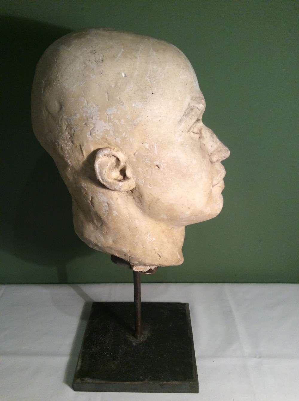 1930s Plaster Bust of a Gentleman  View VI