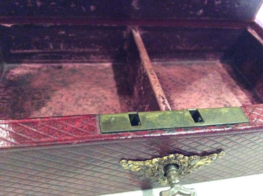 Edwardian Ladies Leather Cash Box View VII