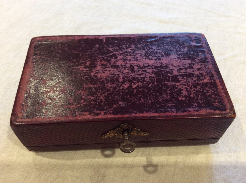 Edwardian Ladies Leather Cash Box View VIII