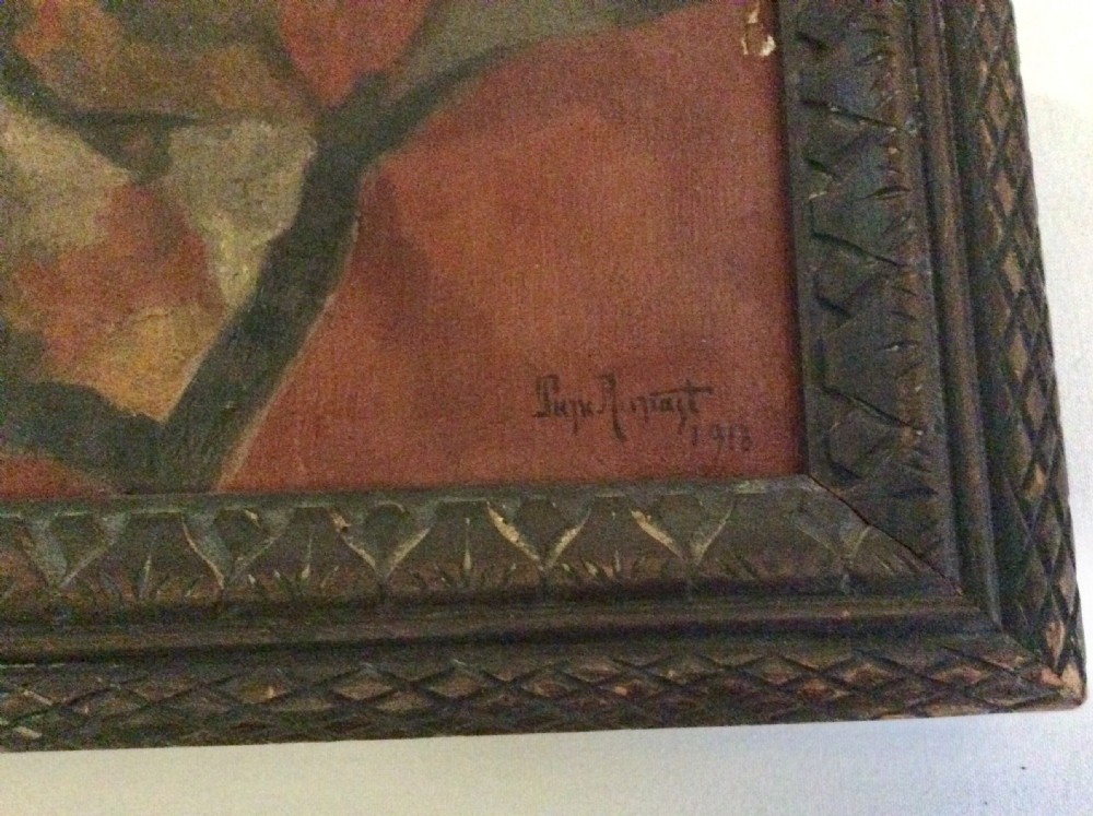 Still Life Oil Painting dated 1918 View II