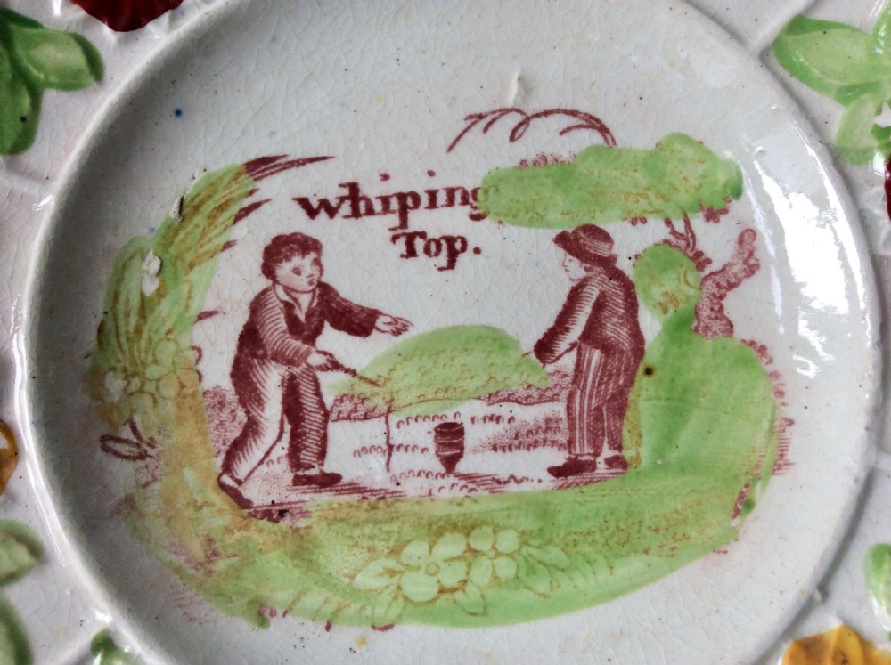 Staffordshire Tiny Child’s Plate View IV