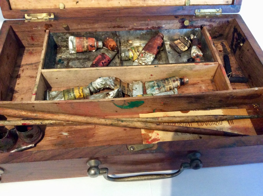 Edwardian French Artists Box View IV