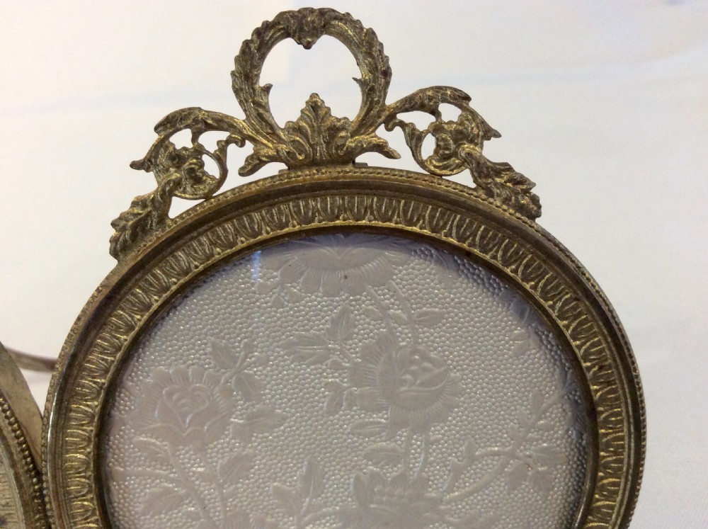 Antique French Double Gilt Photo Frame View II