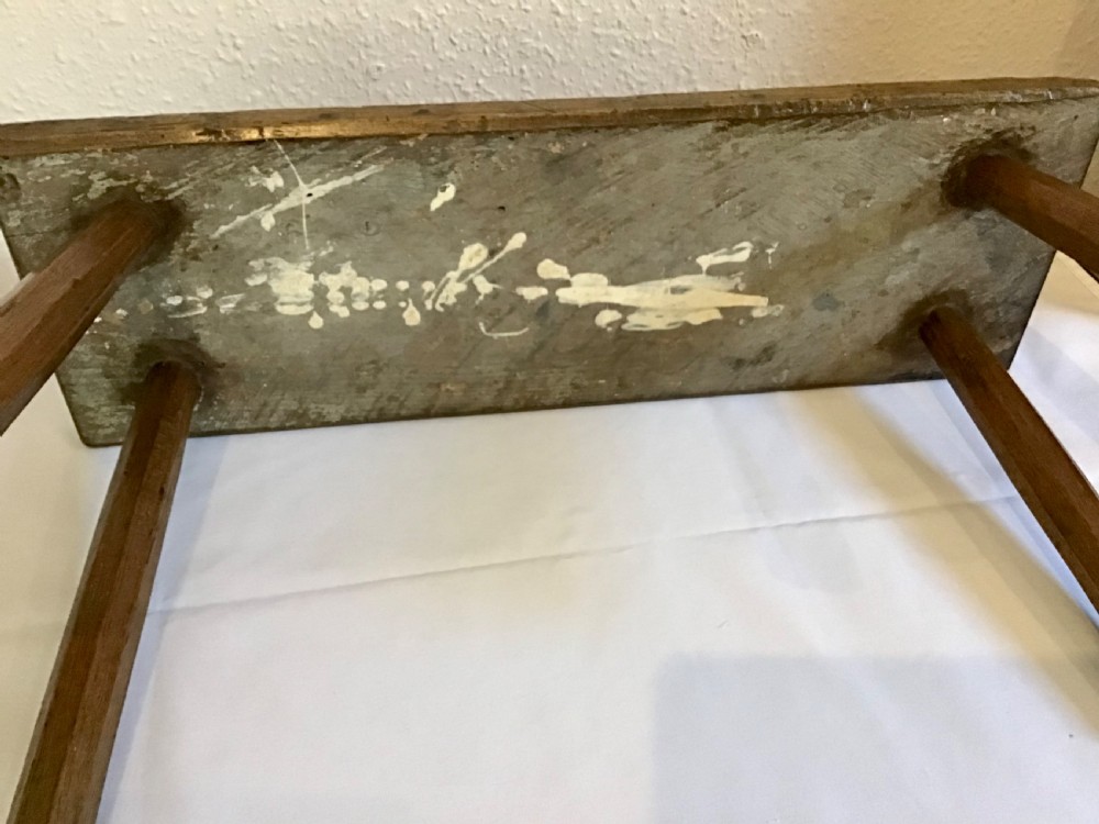 19th Century Primitive Ash Stool View V