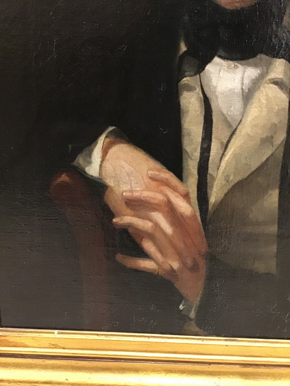Georgian Oil on Canvas Portrait of a Young Gentleman View III