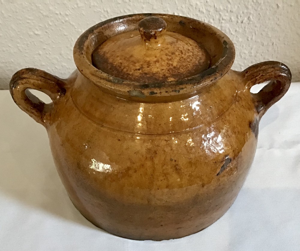 Antique Belgian Bean Pot