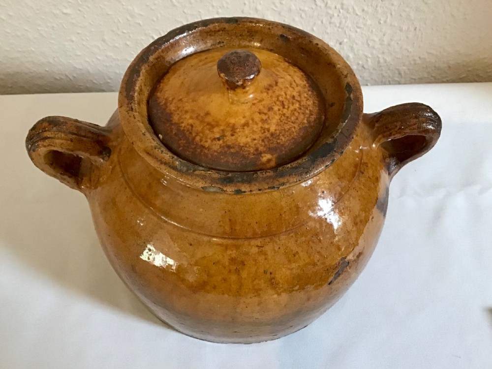 Antique Belgian Bean Pot View II