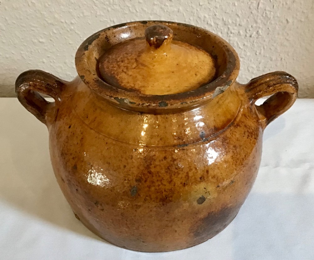 Antique Belgian Bean Pot View V