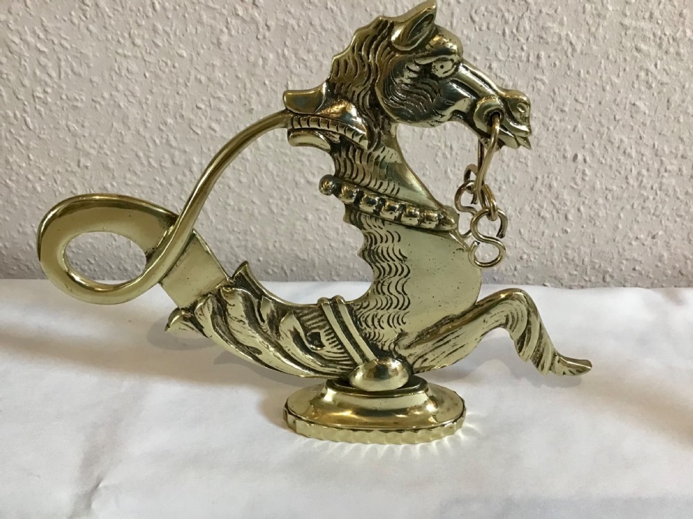 Pair of Venetian Brass Gondola Ornaments  View II