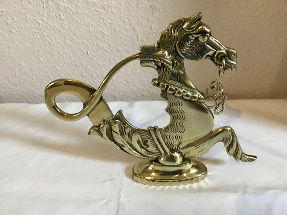 Pair of Venetian Brass Gondola Ornaments  View VI