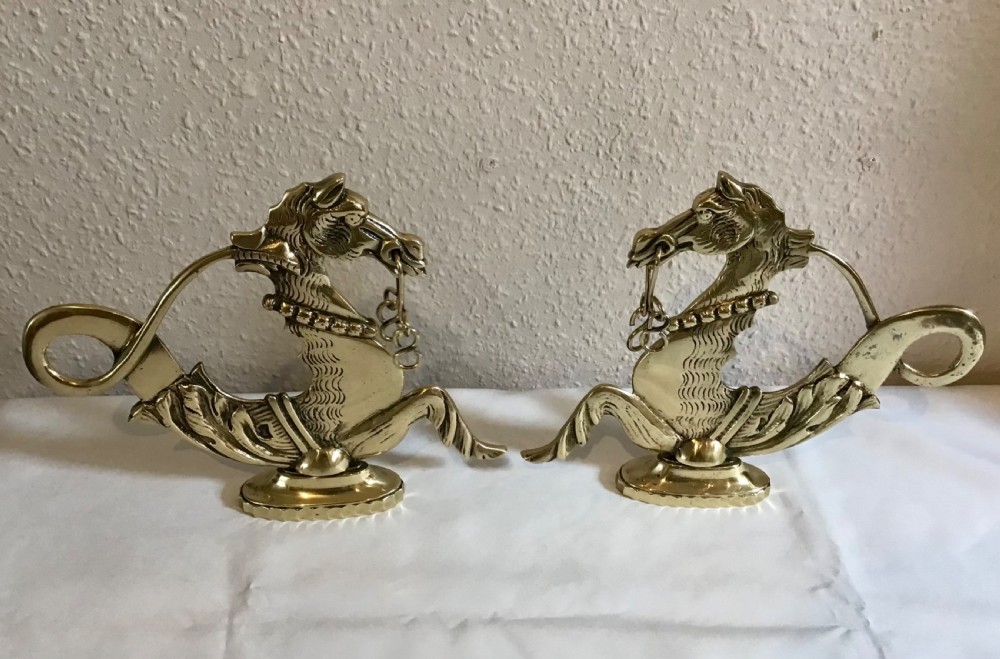 Pair of Brass Venetian Gondola Ornaments  View III