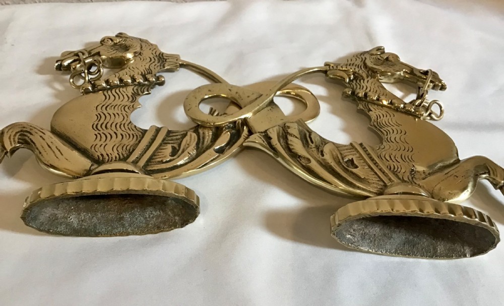 Pair of Brass Venetian Gondola Ornaments  View VI