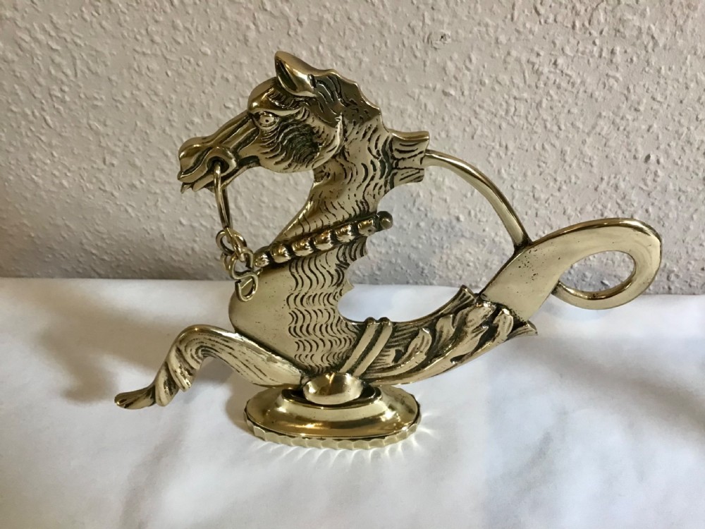 Pair of Brass Venetian Gondola Ornaments  View VIII