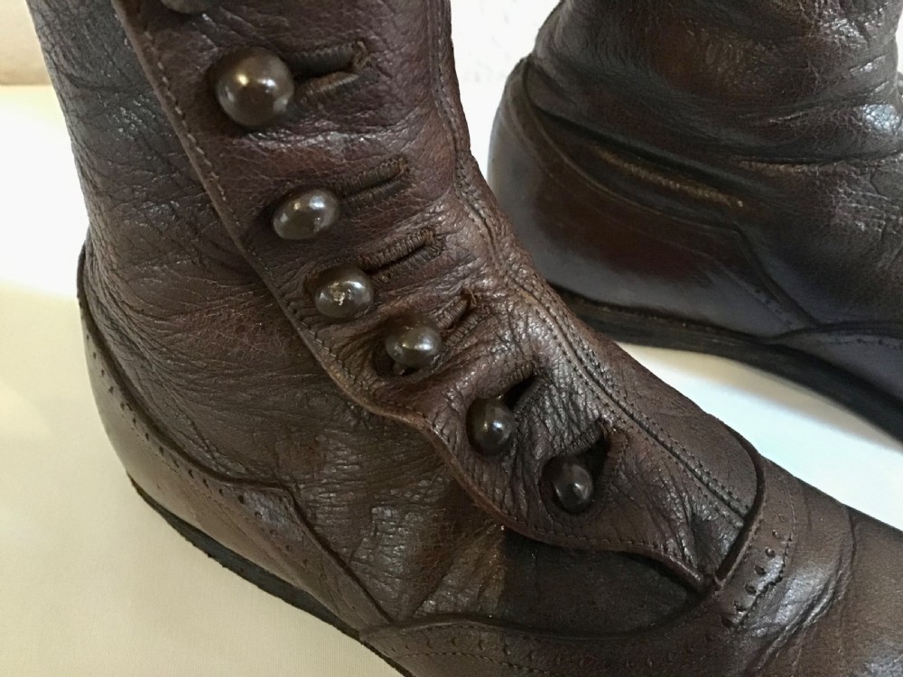 Pair of Victorian Childs Leather Boots  View II