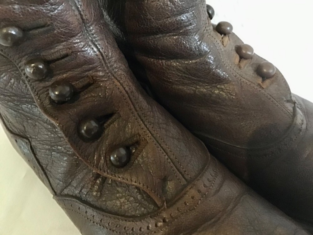 Pair of Victorian Childs Leather Boots  View IV