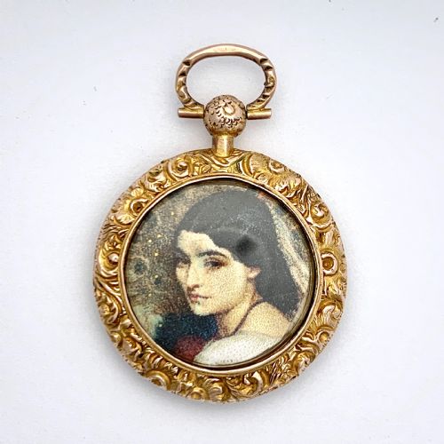 Victorian 9ct Gold Locket Pendant