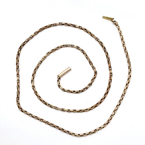 fig 1. RESERVED Edwardian 9CT Gold 19 Inch Chain Necklace