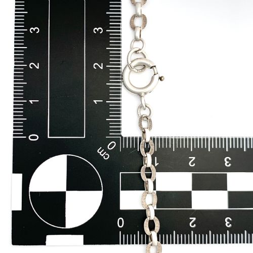 fig 1. Antique Very Long Silver Longuard Chain