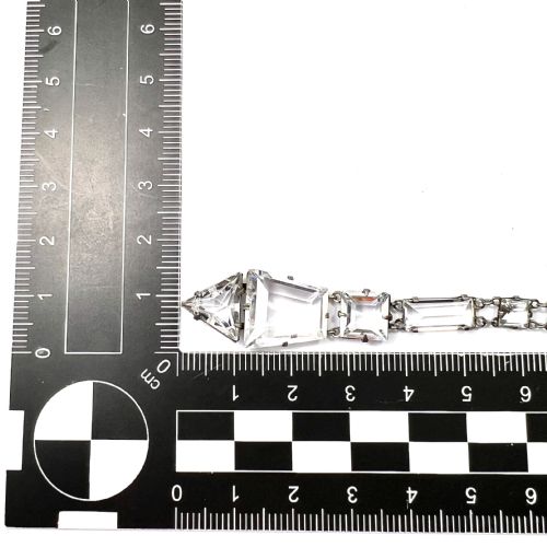 fig 1. Art Deco 1920s Platinon Paste Pendant Necklace
