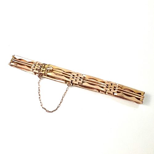 fig 2. Antique 9CT Gold Gate Bracelet