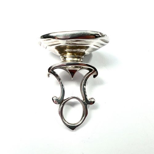 fig 1. Large Victorian Solid Silver Monogram Seal Fob