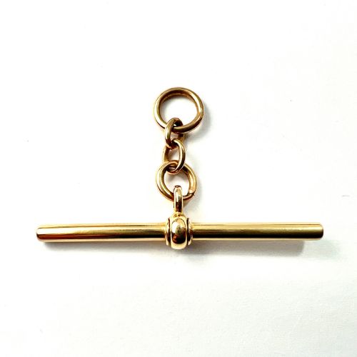 Victorian 18ct Gold Albert T Bar Watch Fob Pendant
