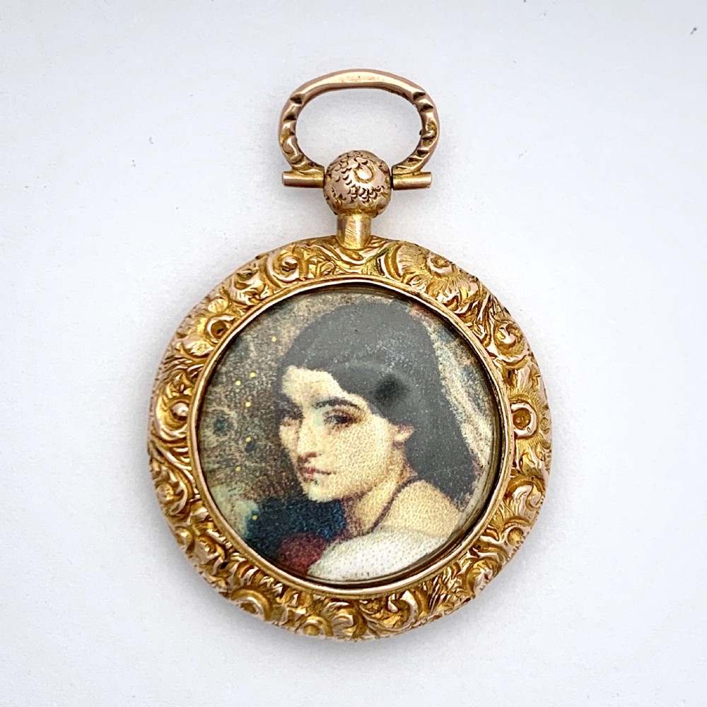Victorian 9CT Gold Locket Pendant