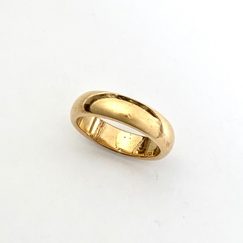 Vintage 22CT Rosy Gold Wedding Ring