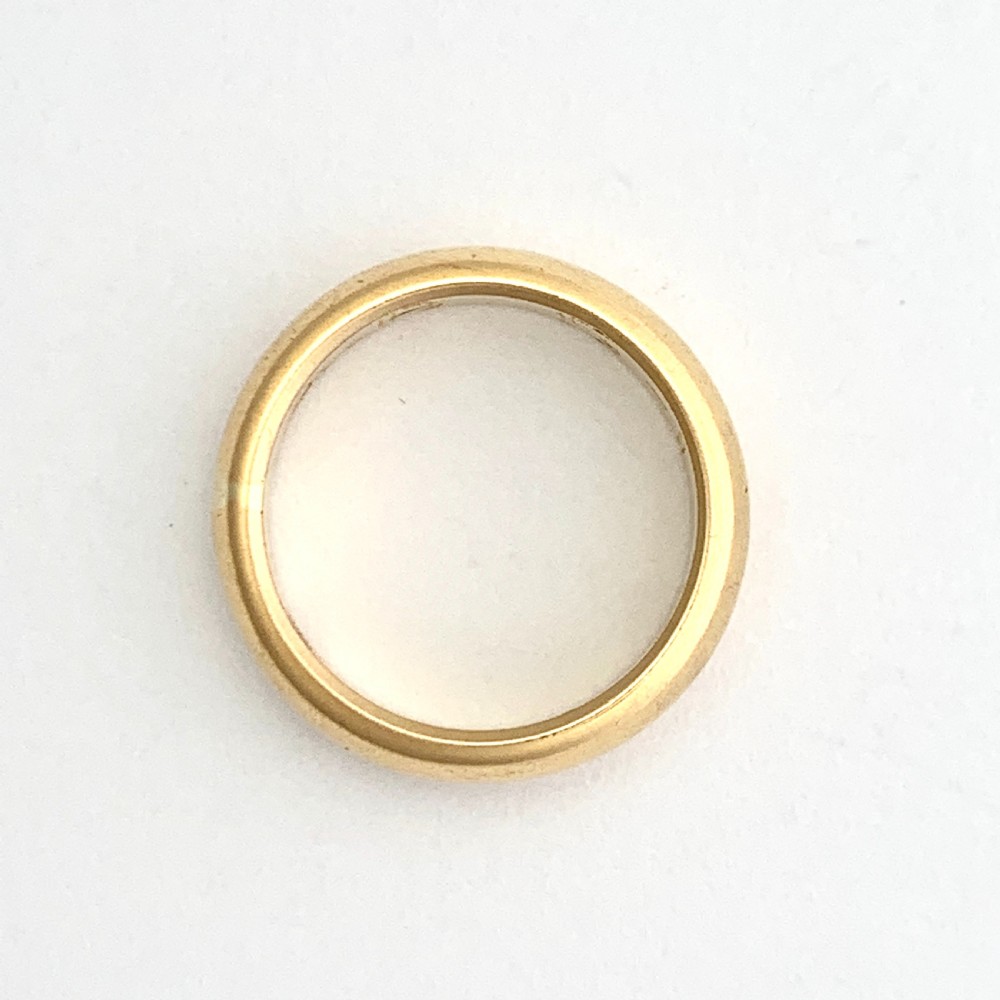Vintage 22CT Rosy Gold Wedding Ring View II