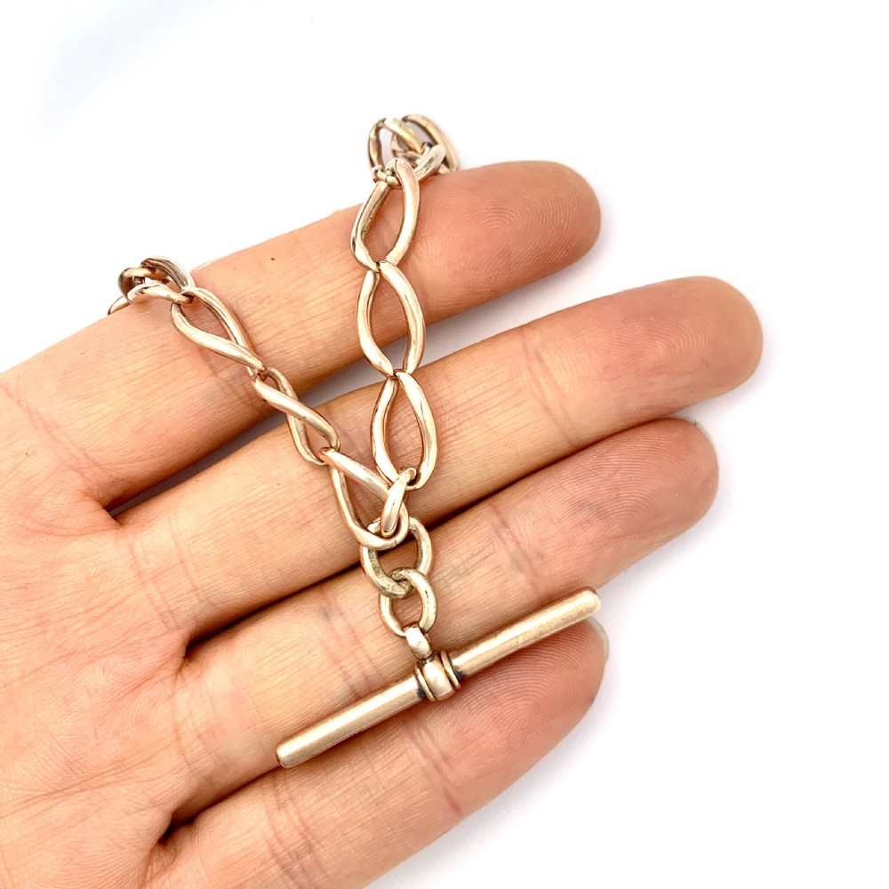 Victorian 9CT Rose Gold Bracelet with T Bar View VI
