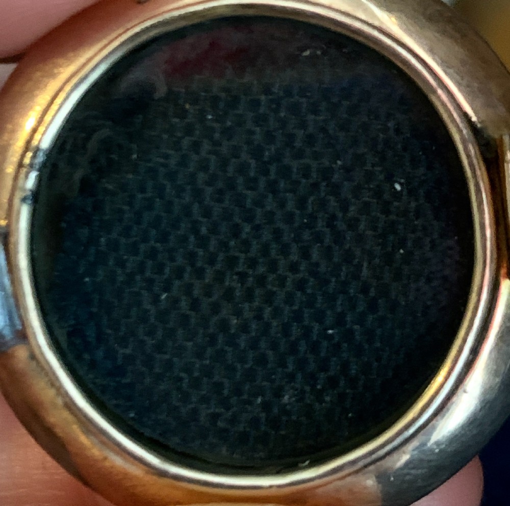 Victorian Etruscan Revival 9CT Gold Sunburst Locket Brooch View VIII