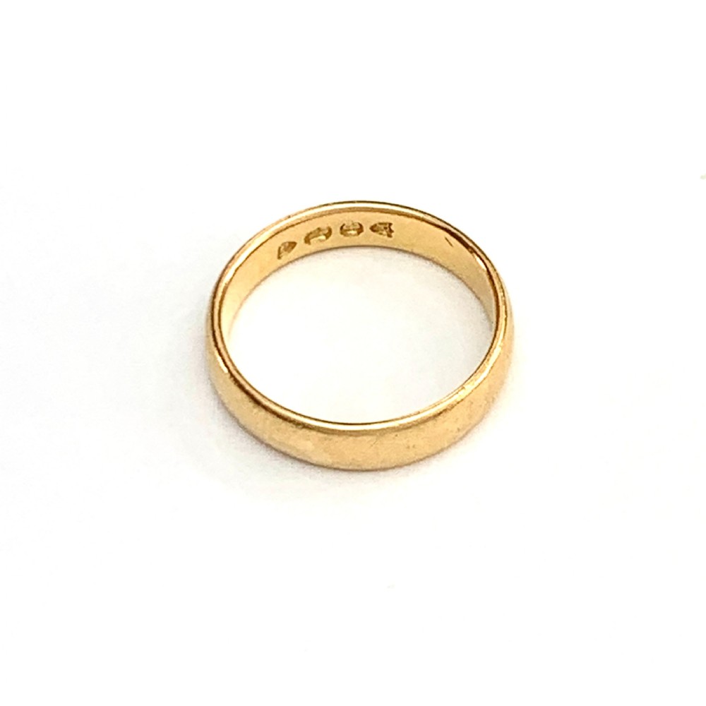 Victorian 22CT Gold Wedding Ring • Hallmarked 1890 View II